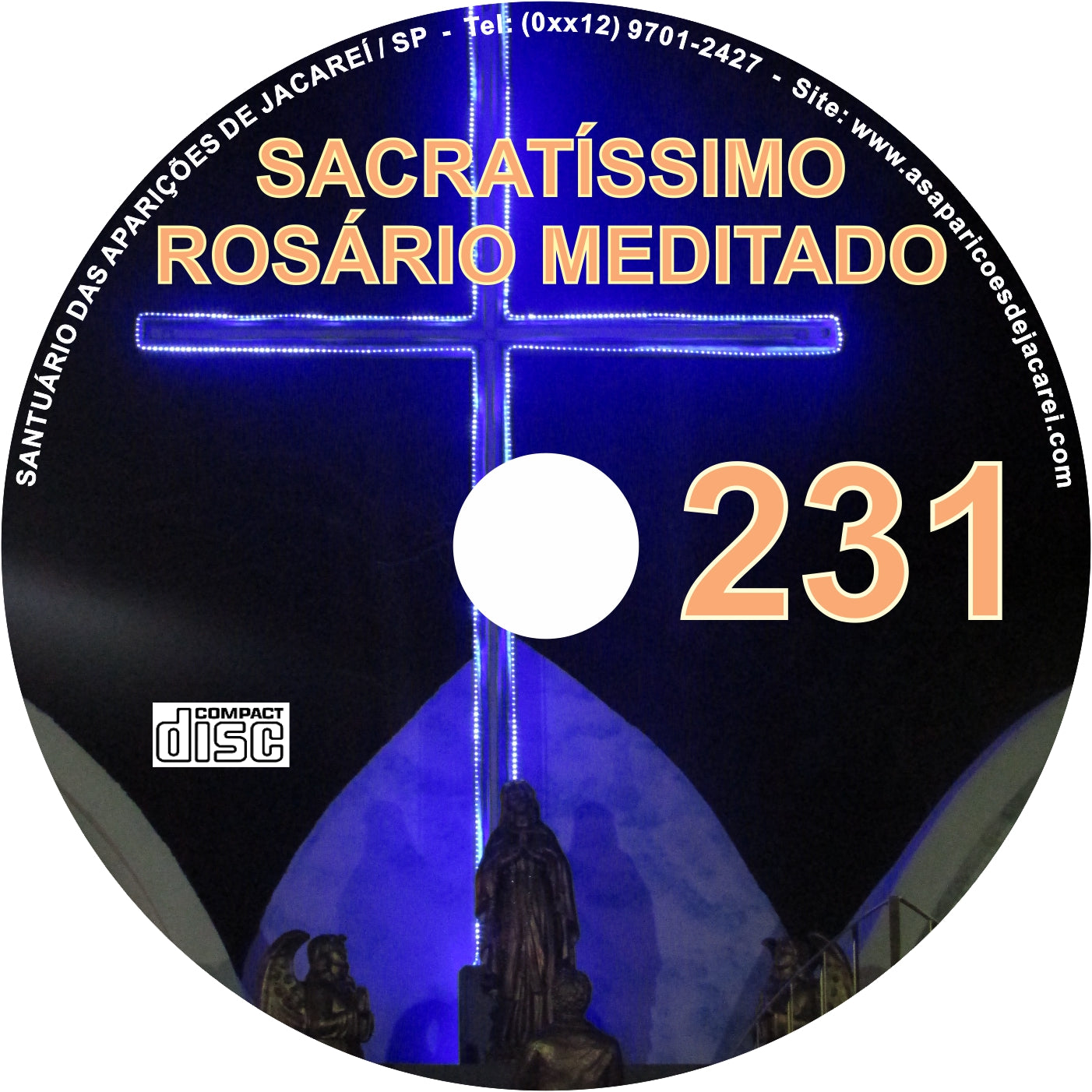 CD Rosário Meditado 231 CD Rosário Meditado 231